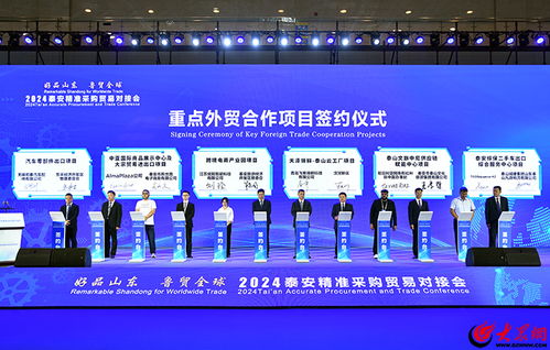 2024 好品山東 魯貿(mào)全球 泰安精準(zhǔn)采購(gòu)貿(mào)易對(duì)接會(huì)舉行